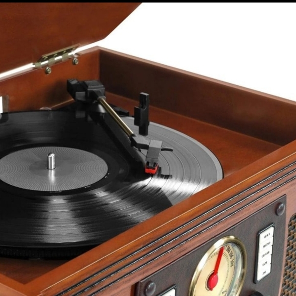 Victrola Navigator 8-in-1 Classic Bluetooth Record Player with USB Encoding - Picture 2 of 4